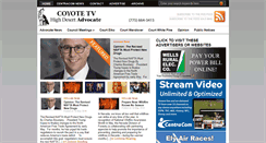 Desktop Screenshot of coyote-tv.com